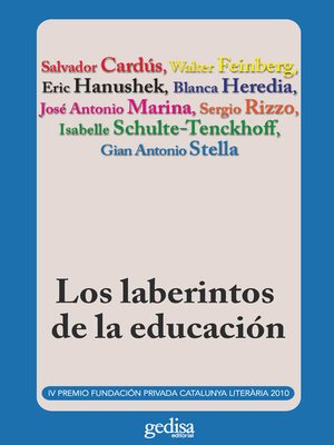 cover image of Los laberintos de la educación